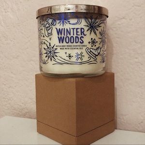 winter woods bbw candle